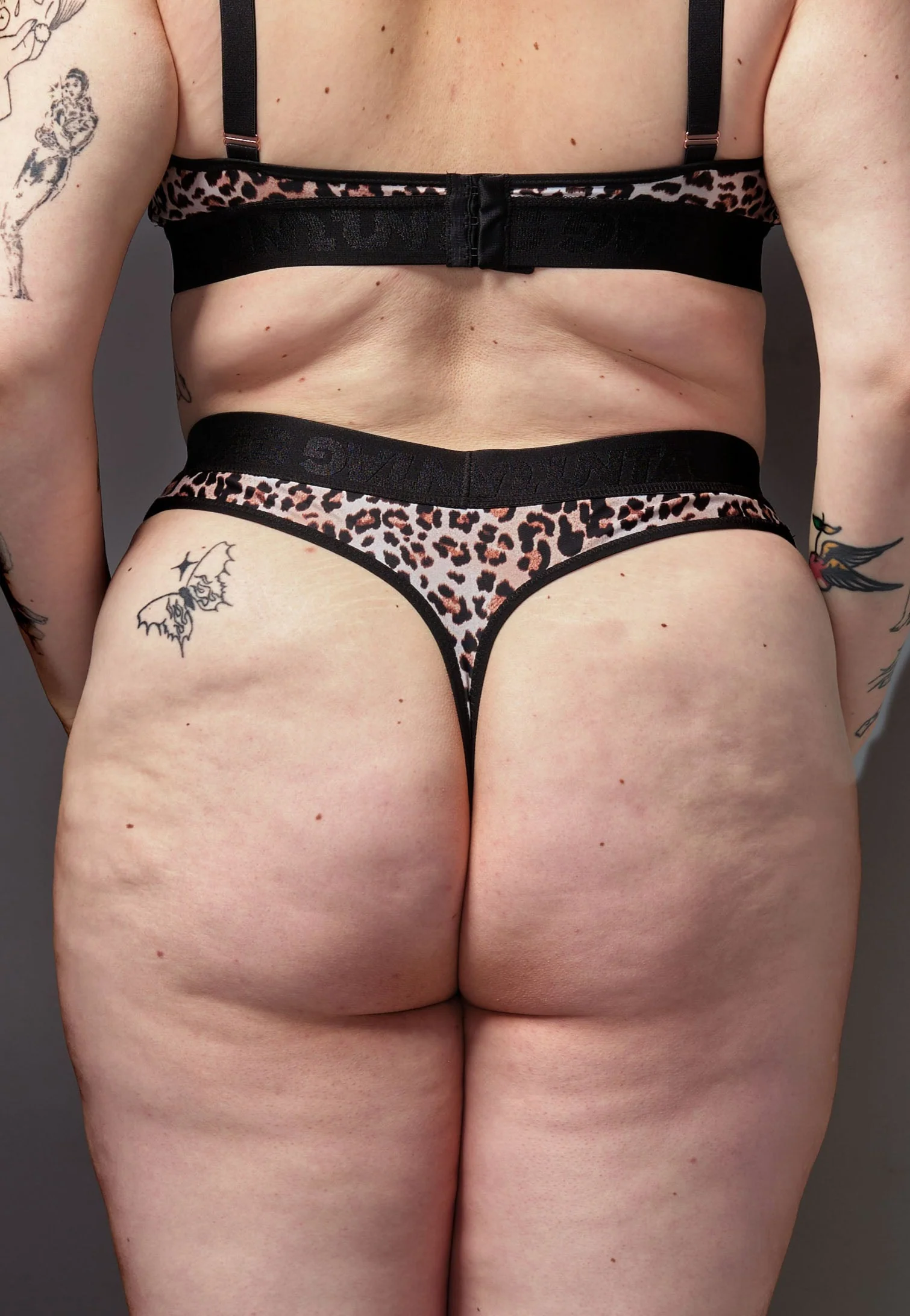 High Waisted Tucking Thong leopard - Image 6