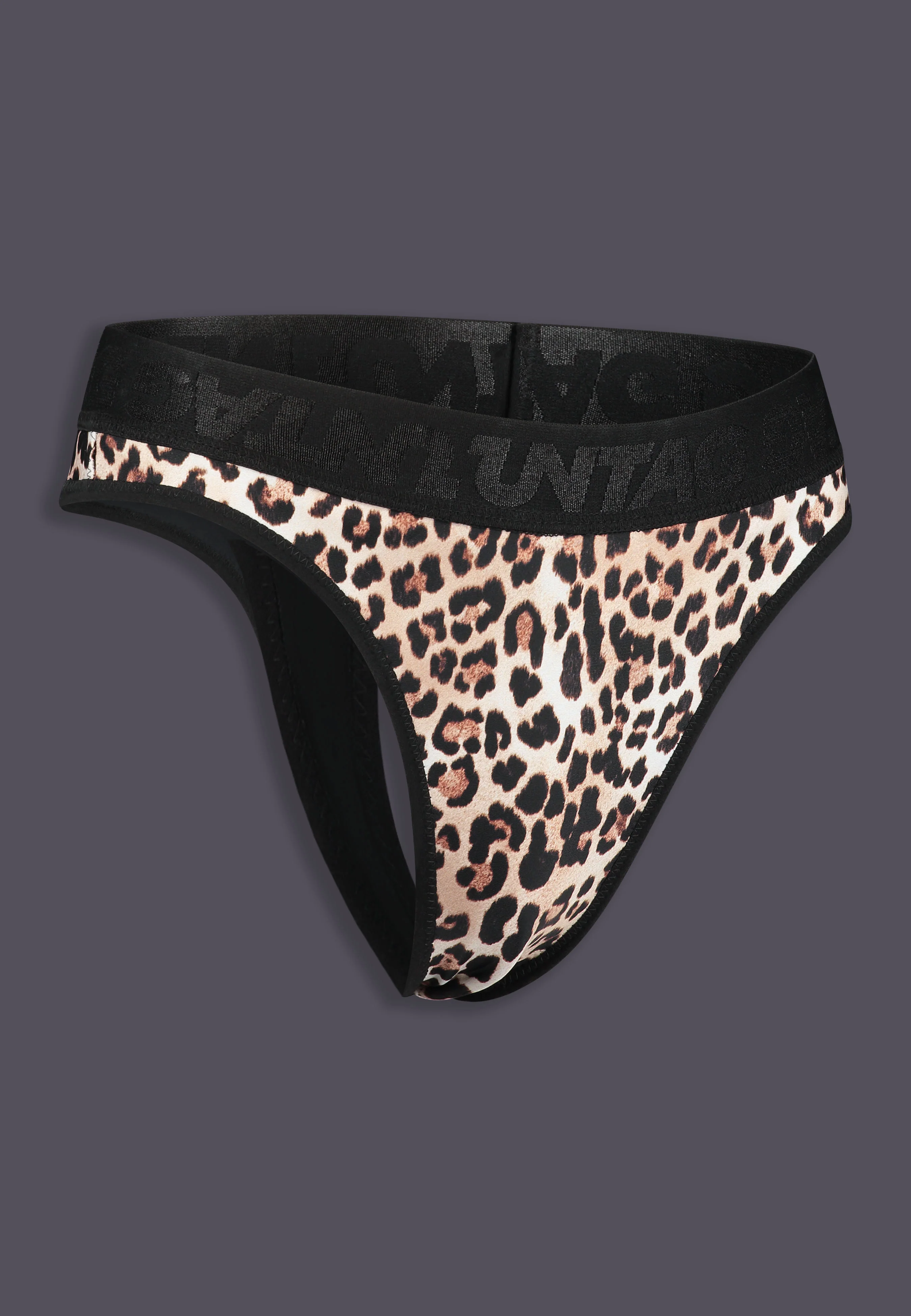 High Waisted Tucking Thong leopard - Image 8