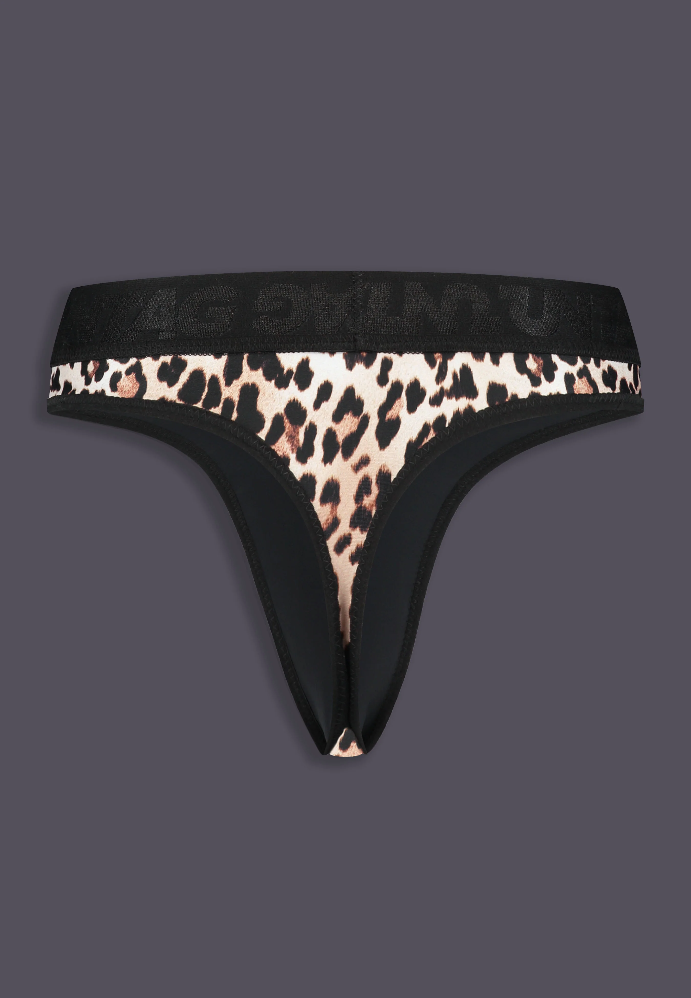 High Waisted Tucking Thong leopard - Image 9