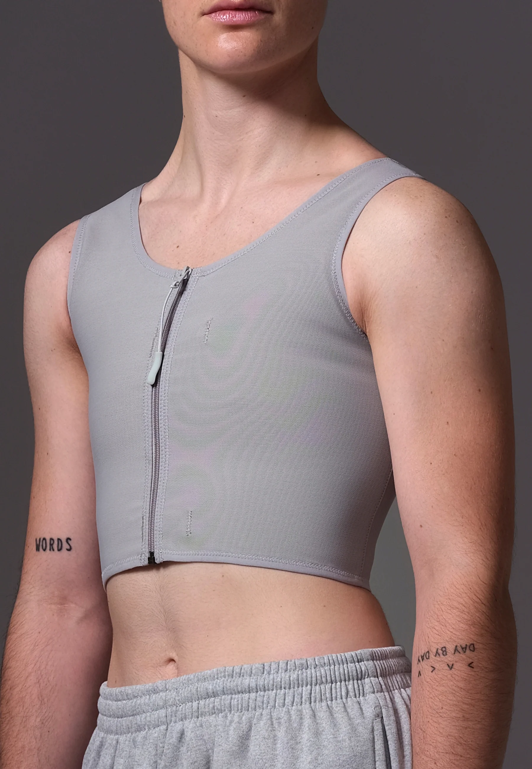 Basic Binder Zipper grey