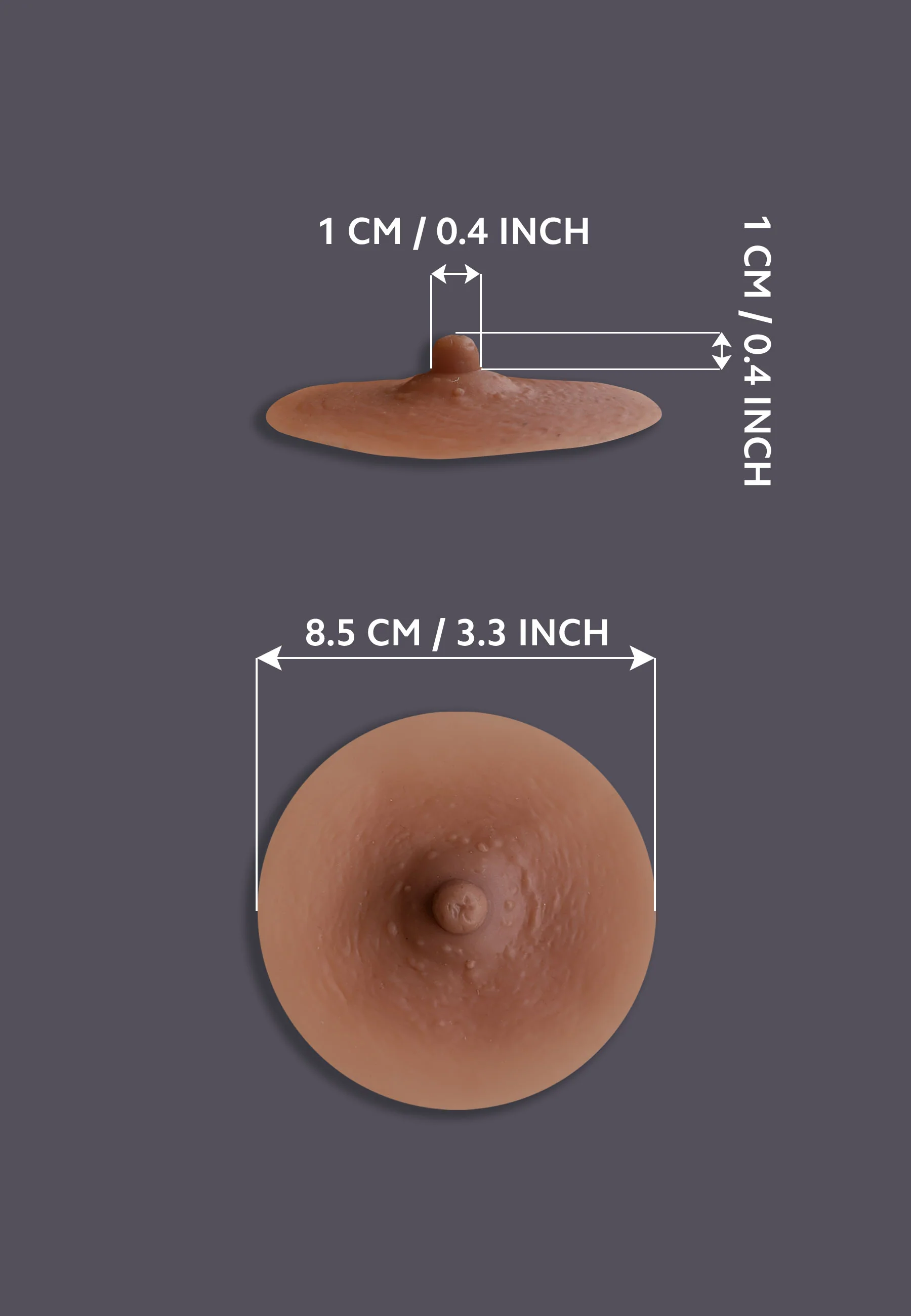 Bra Top black + Realistic Silicone Nipples - BUNDLE - Image 8
