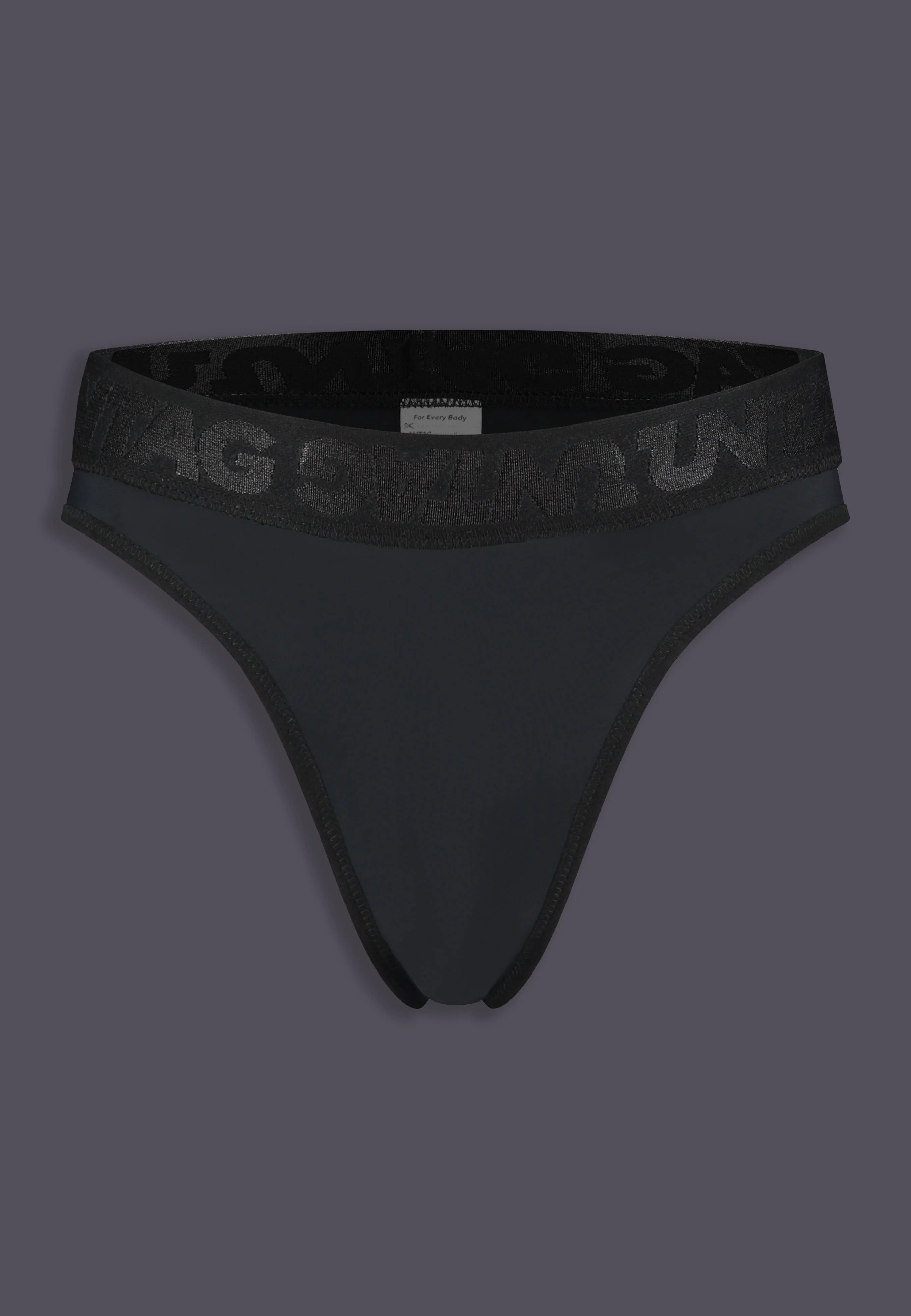 High Waisted Tucking Thong black - Image 8