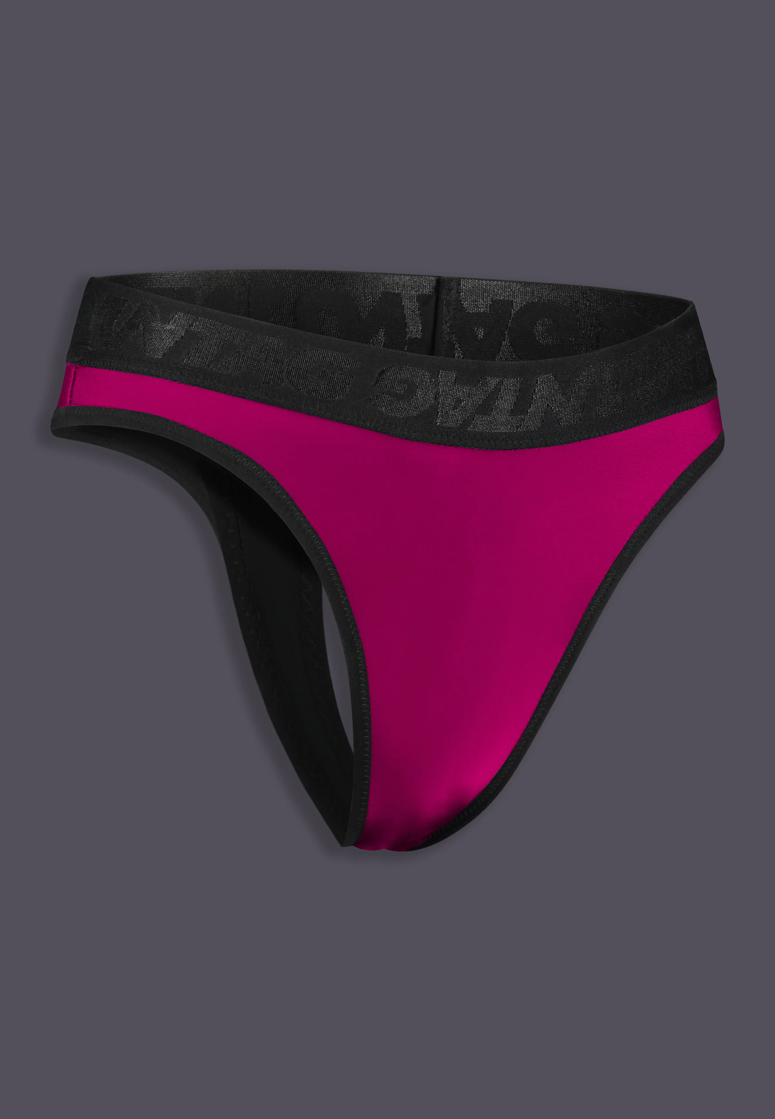 High Waisted Tucking Thong hot pink - Image 4