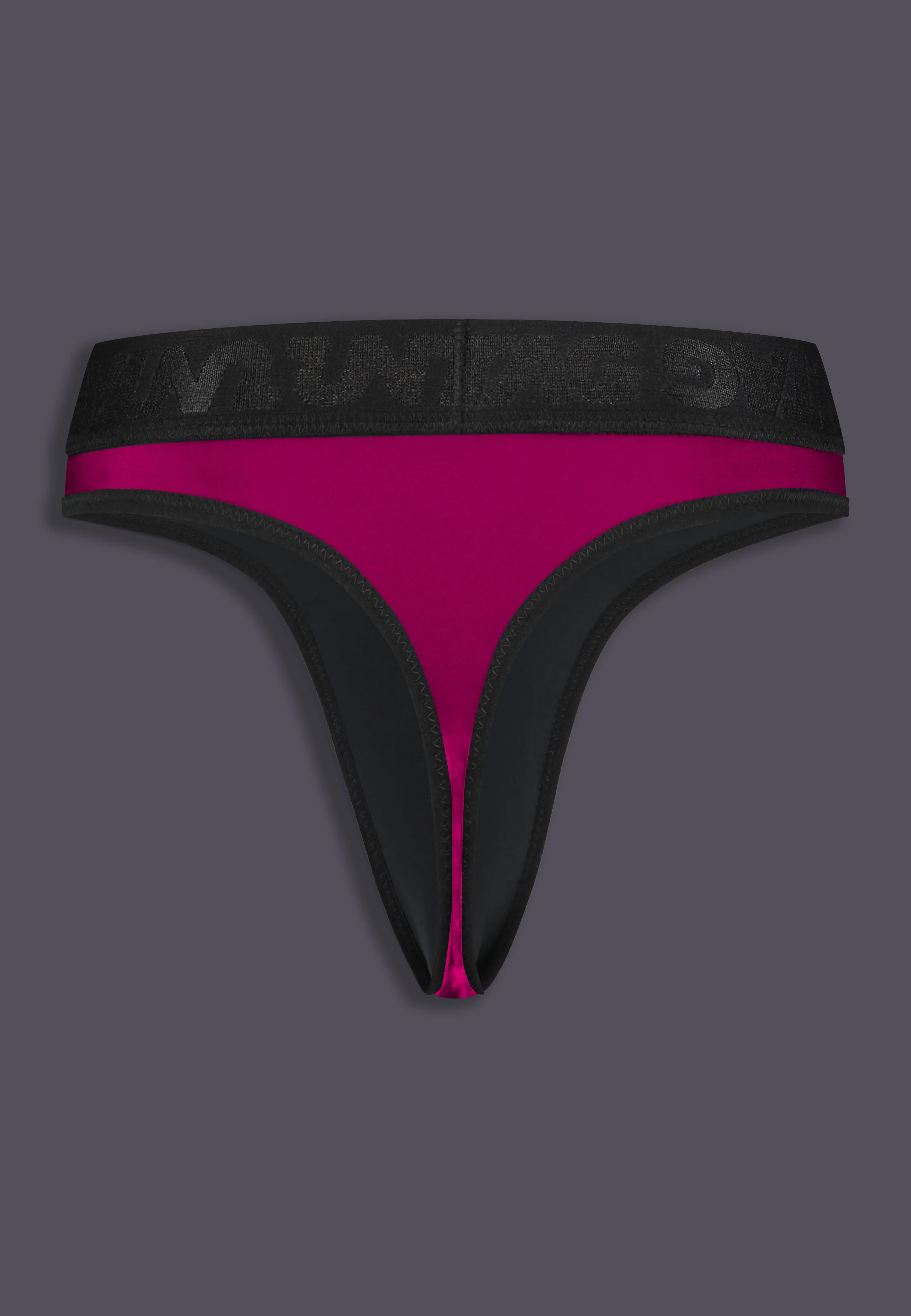 High Waisted Tucking Thong hot pink - Image 5