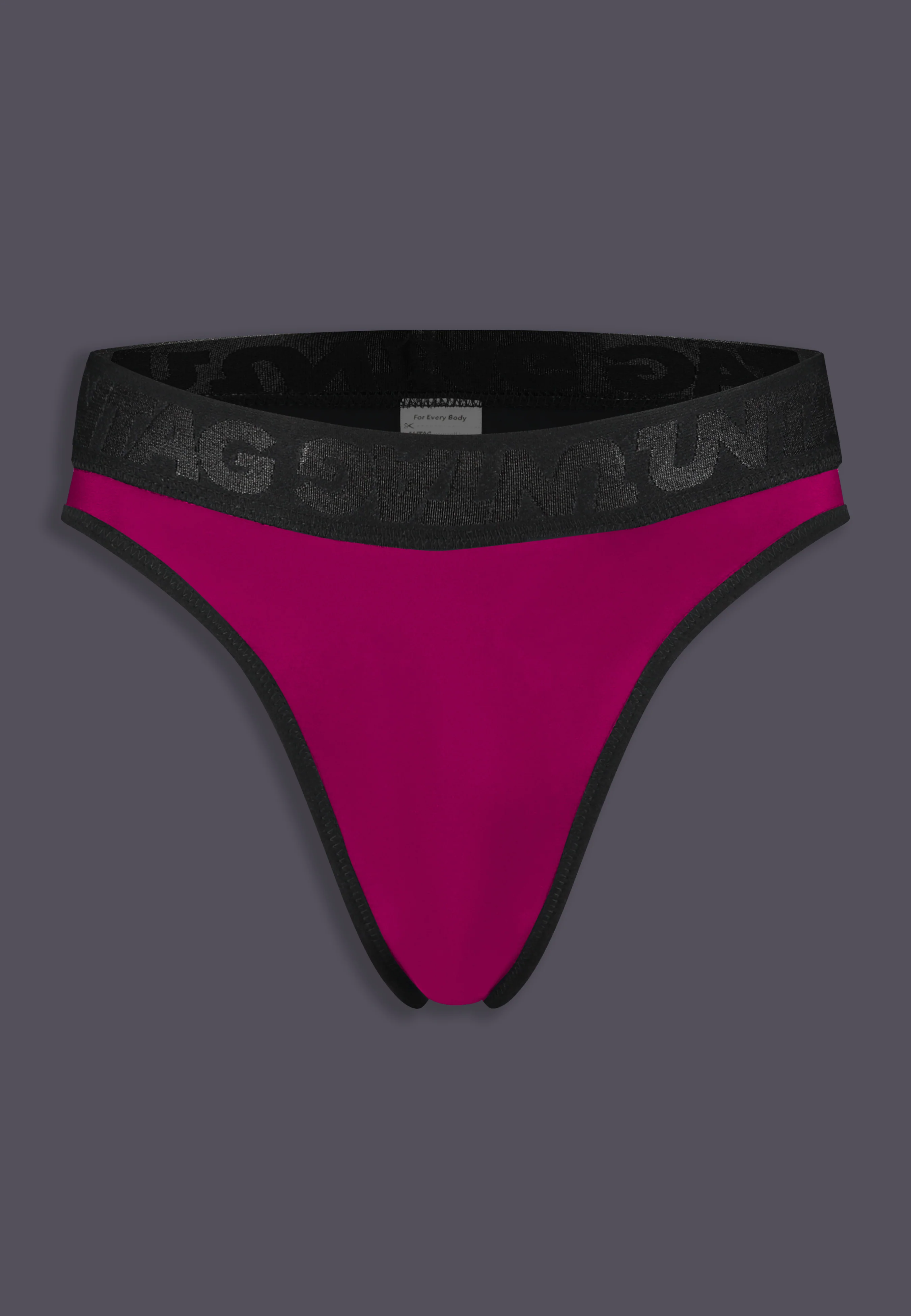 High Waisted Tucking Thong hot pink - Image 6