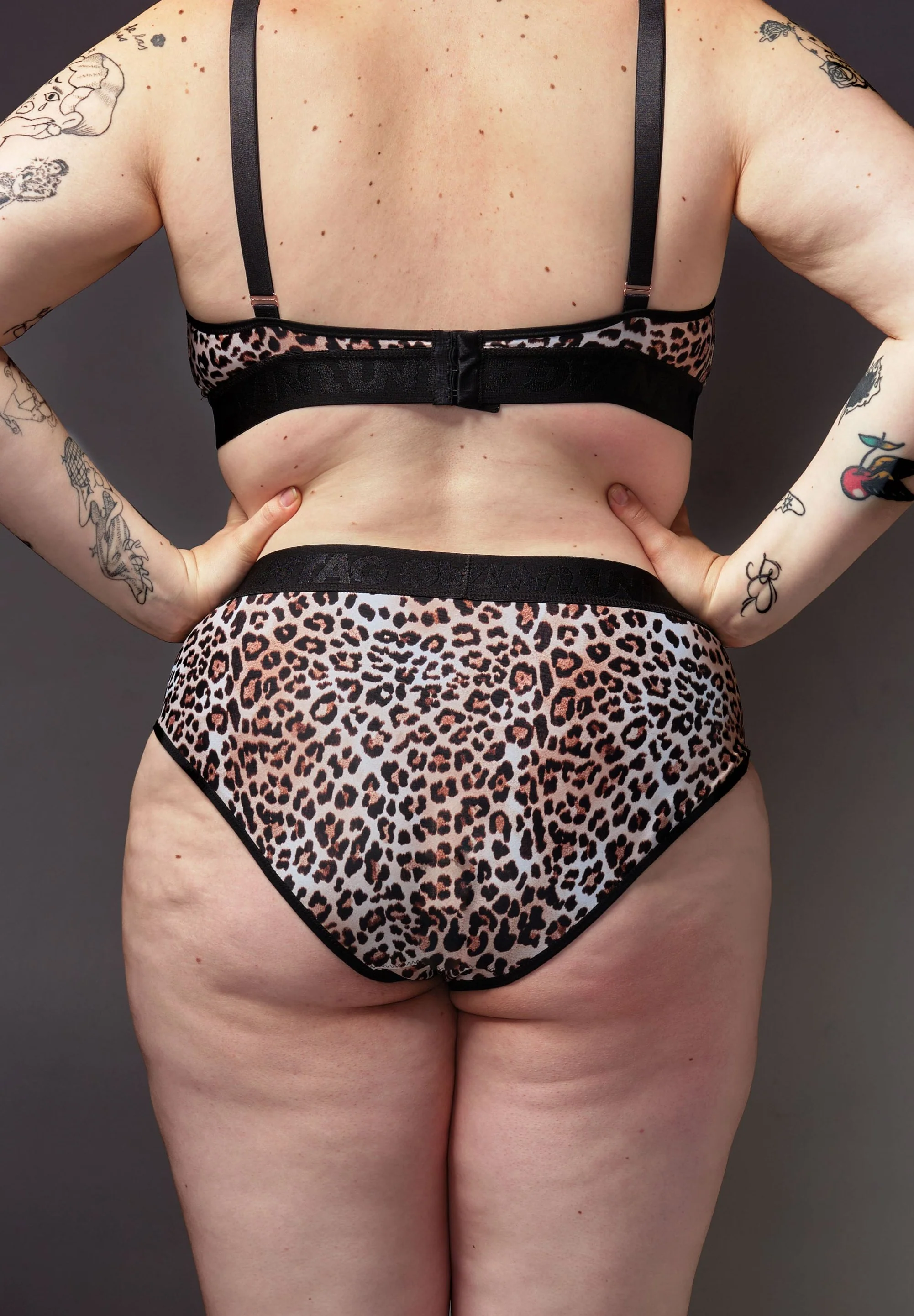 Signature Tucking Bikini Brief leopard - Image 3