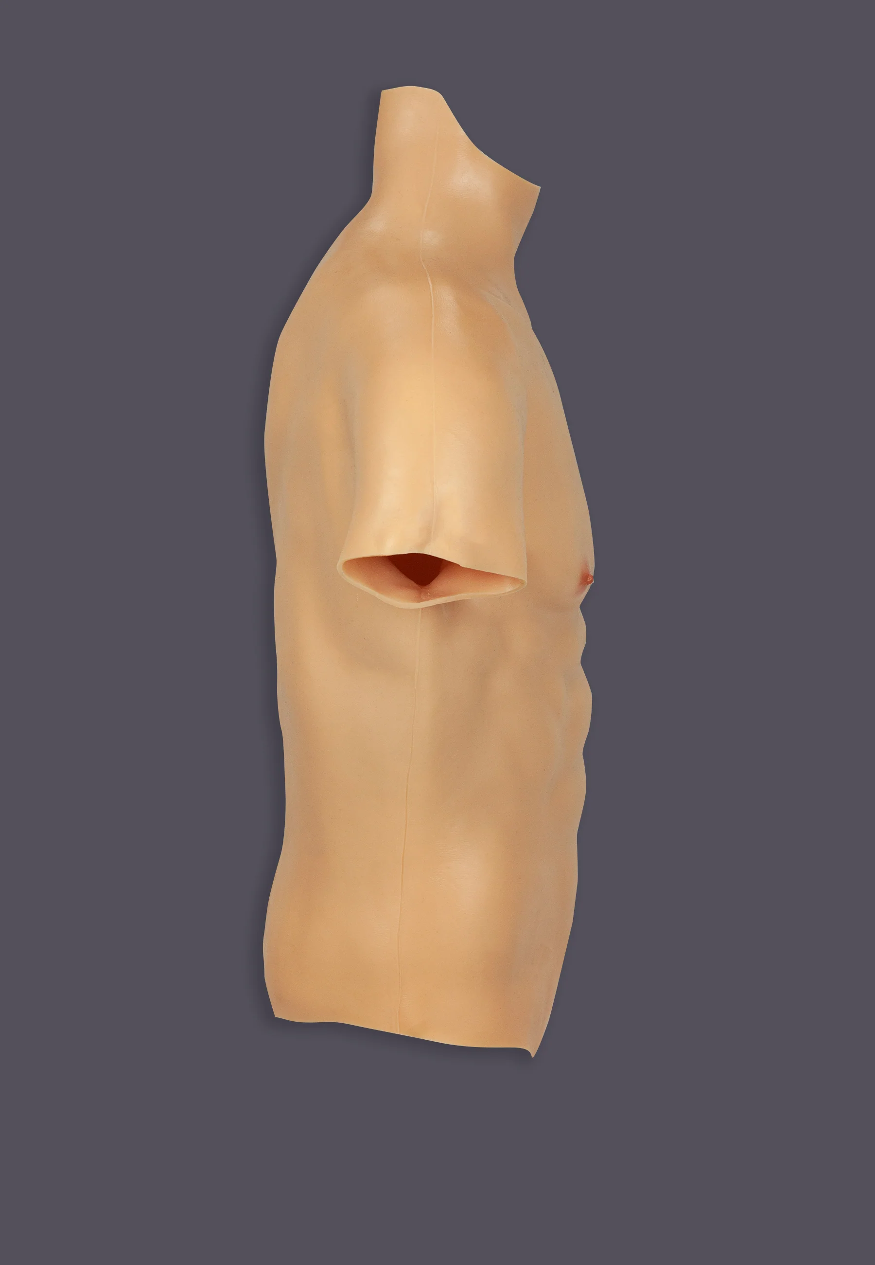 Silicone Torso Pecs and Abs vanilla - Image 3