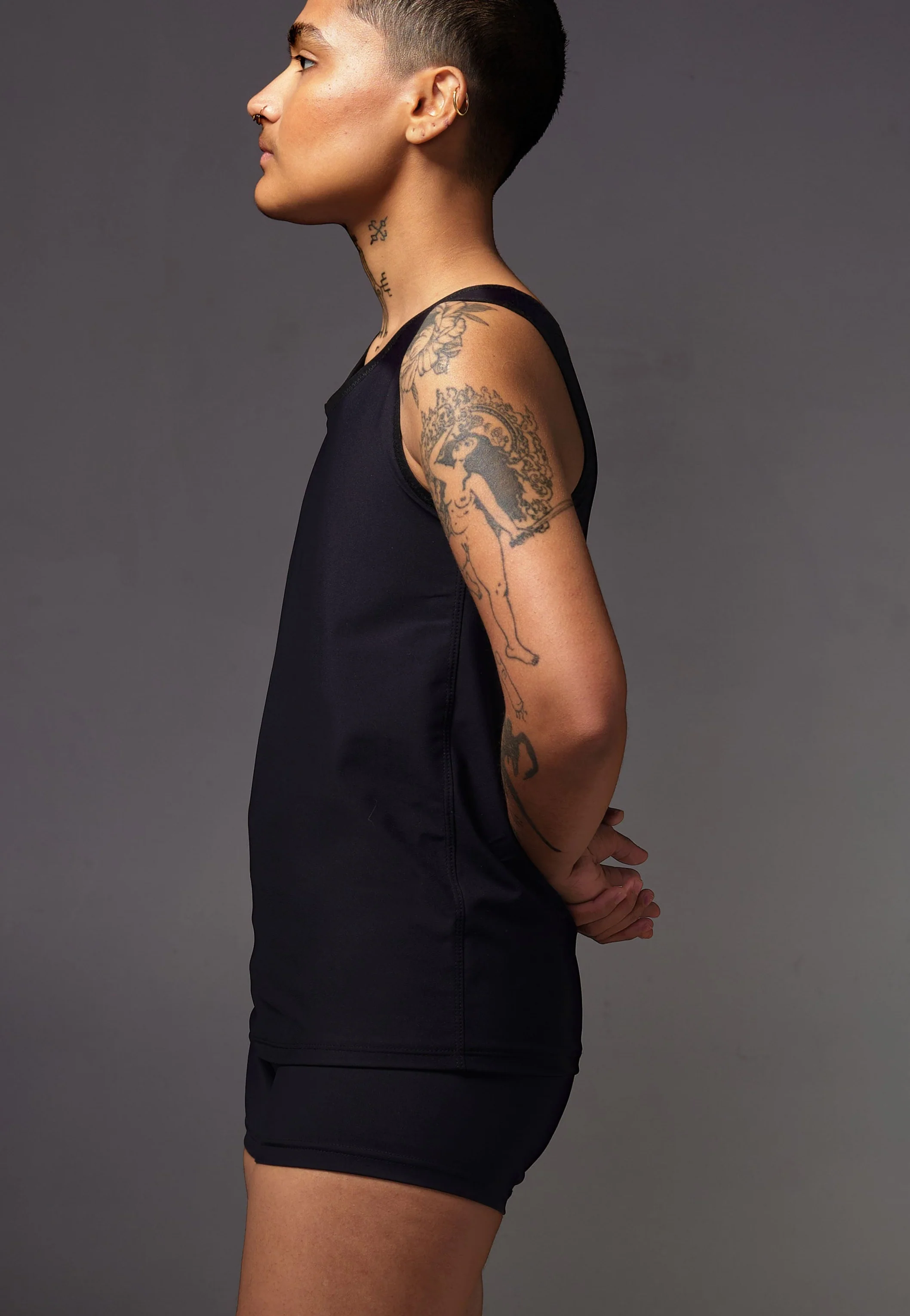 Swim Built-in Singlet Binder black - Image 2