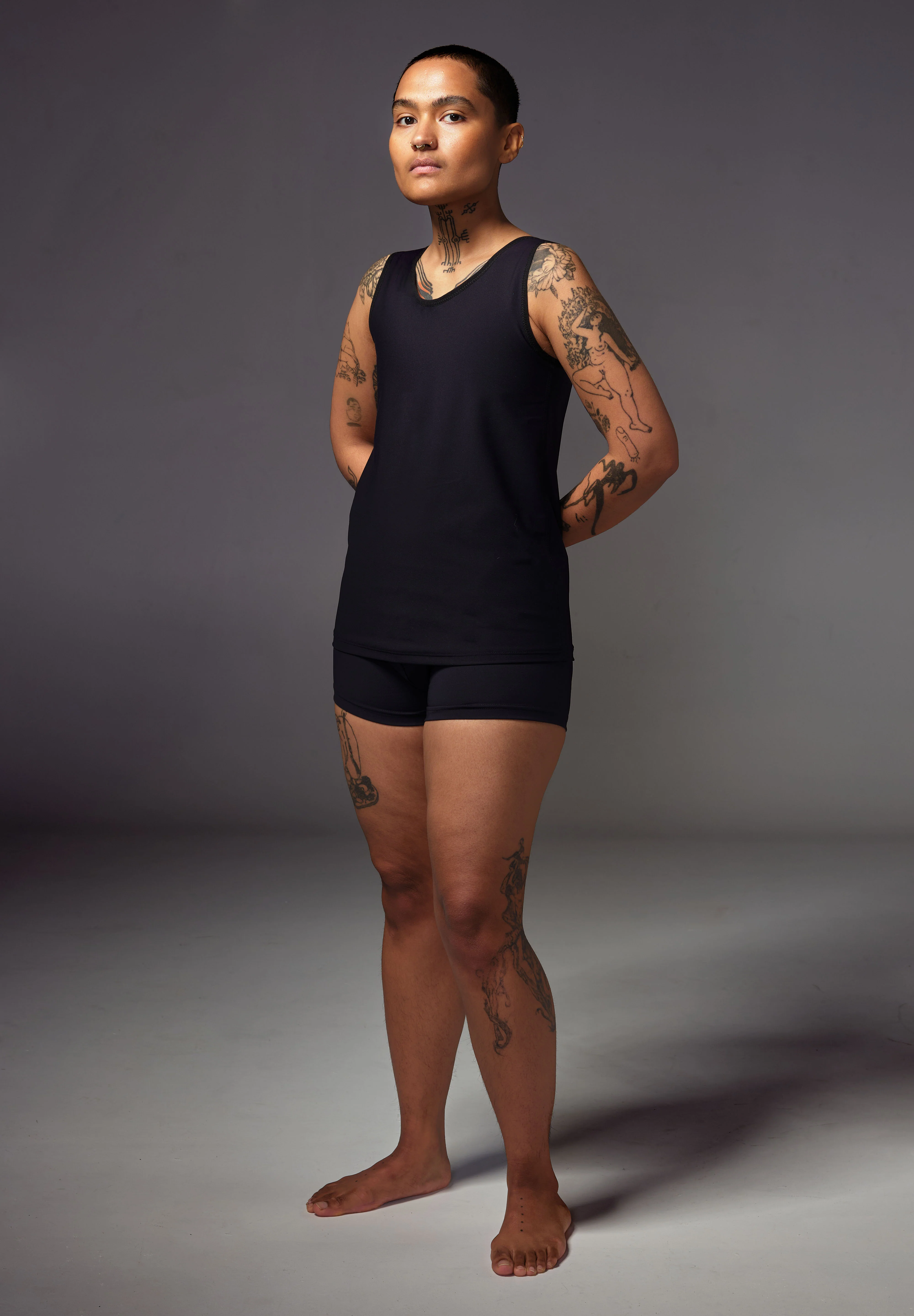 Swim Built-in Singlet Binder black - Image 4