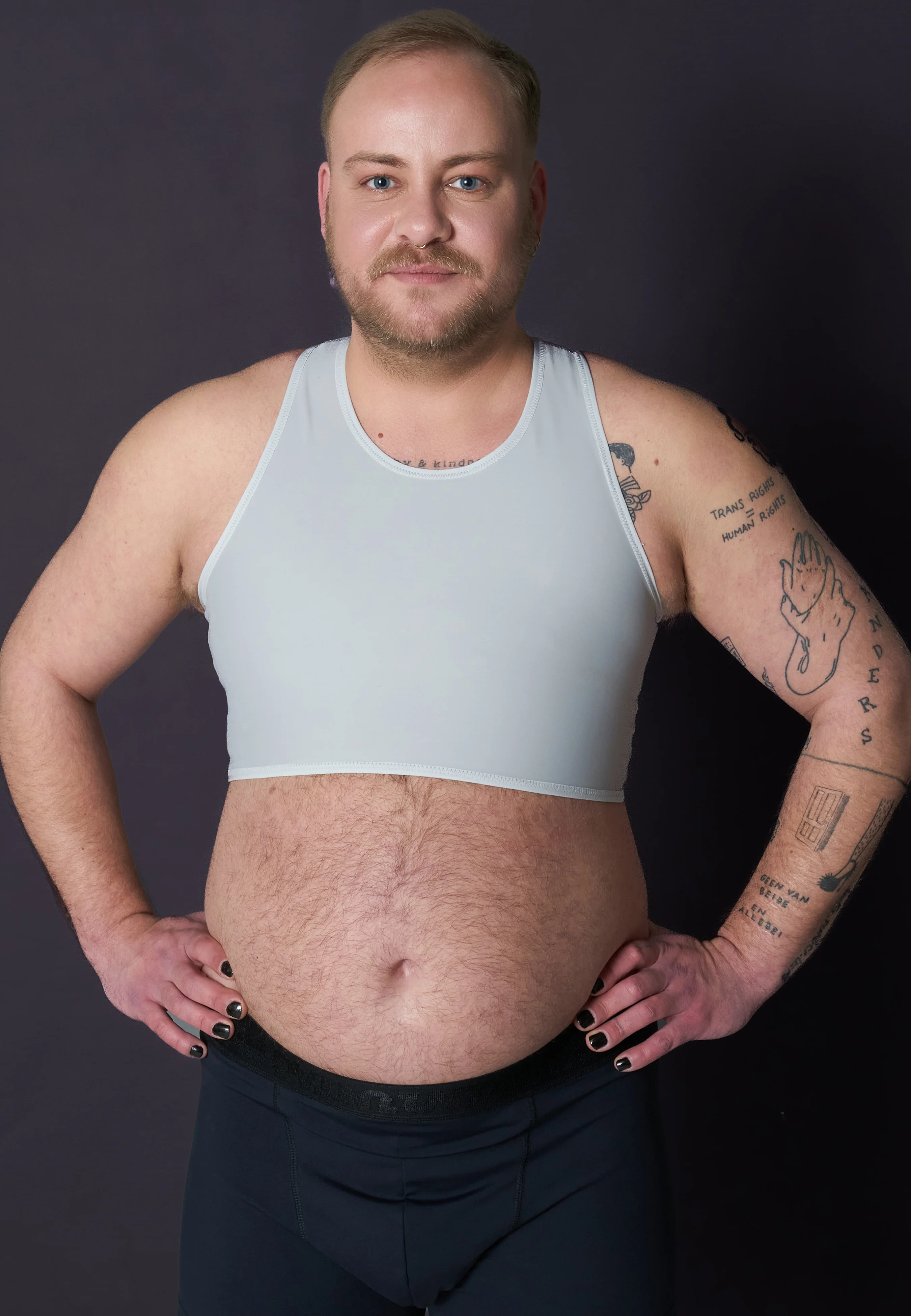 Tank Swim Binder grey - Image 2
