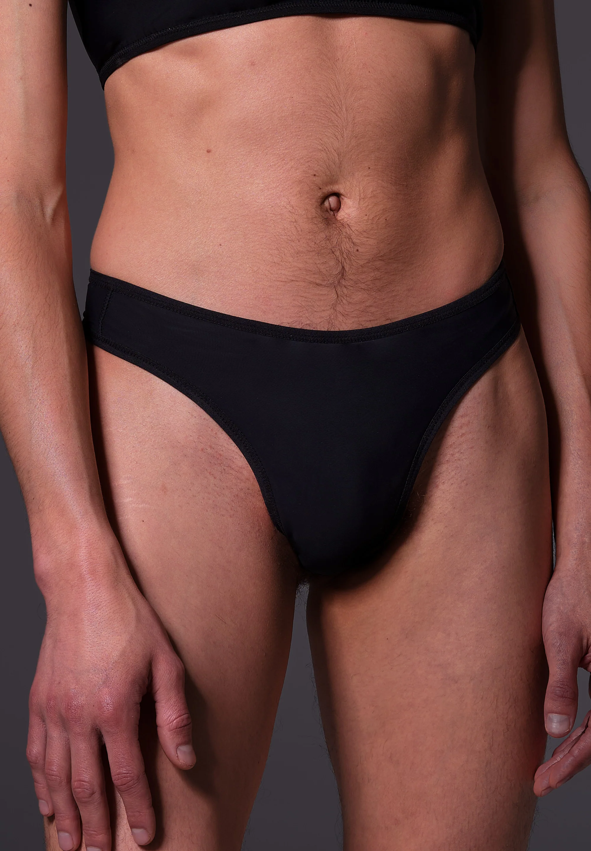 Tucking Thong Extra Strong black + Humphider© Thong + Vulva padding small - BUNDLE - Image 3